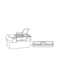 TAYG - Coffre à Outils - 500 x 258 x 255 mm - avec Plateau 2