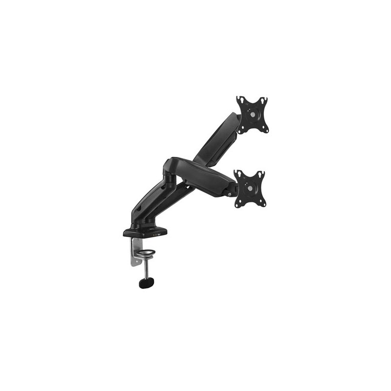 Monitor desk mount stand gas spring 2 Screens