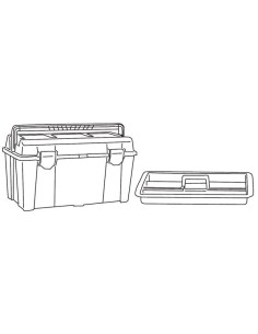 TAYG -  Coffre à Outils - 445 x 235 x 230 mm - avec... 2
