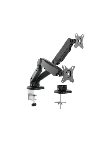 Monitor desk mount stand gas spring 2 Screens