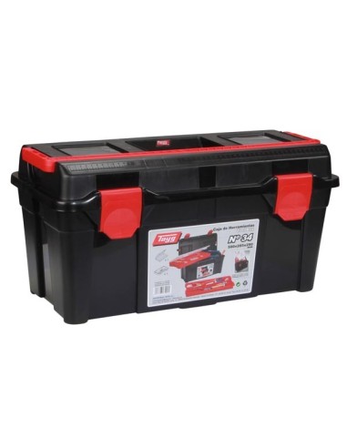 TAYG - Caja de Herramientas - 500 x 258 x 255 mm - con Recipiente y Organizador