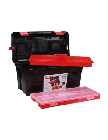 TAYG - Werkzeugkasten - 500 x 258 x 255 mm -  mit Tragekasten und Sortimentskasten
