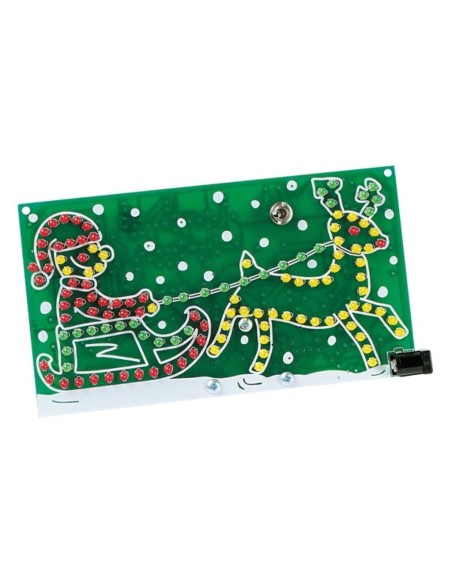 WEIHNACHTSMANN MIT RENTIER