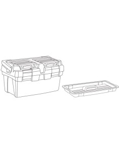 TAYG - Coffre à Outils - 600 x 305 x 295 mm - avec... 2