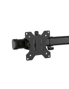 Dual monitor desk mount with crossbar for 2 monitors up... 2