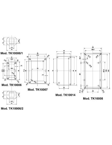 GEHÄUSE MODELL 'SOAP' - GRAU - 80 x 56 x 25 mm