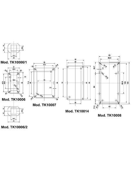 GEHÄUSE MODELL 'SOAP' - GRAU - 80 x 56 x 25 mm