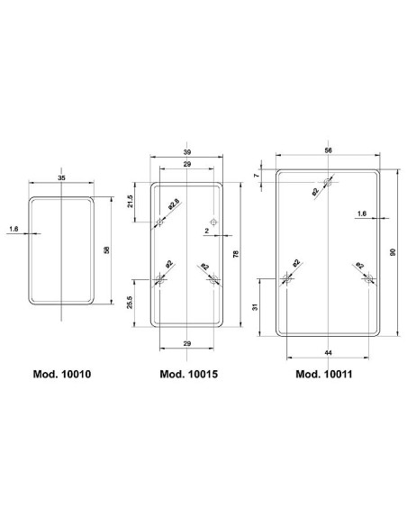 SOAP ENCLOSURE - BLACK - 90 x 56 x 22 mm