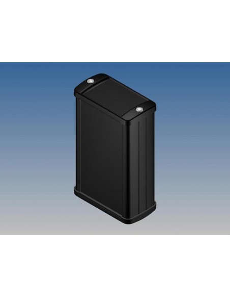 ALUMINIUM HOUSING - BLACK - 100 x 59.9 x 30.9 mm - with flange