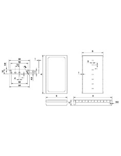 COFFRET RFI "LOW MODULAR" - 82.5 x 68 x 17mm