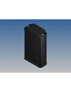 ALUMINIUM HOUSING - BLACK -145 x 85.8 x 36.9 mm - with...