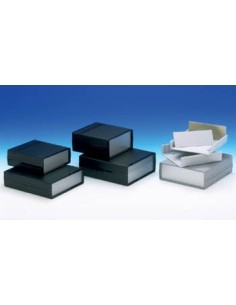 ABS-GEHÄUSE MODELL 'CAB.2' - HELLGRAU - 173 x 154 x 47 mm