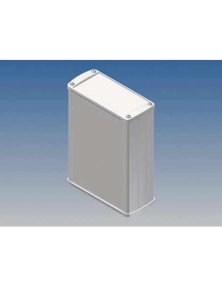 BOÎTIER EN ALUMINIUM - BLANC - 145 x 105.9 x 45.8 mm