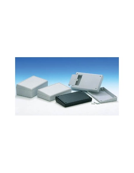 GEHÄUSE MODELL 'TENCLOS SLOPE' - SCHWARZ - 145 x 85 x 31.5 mm