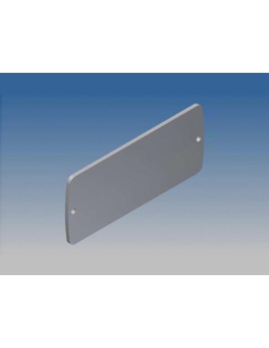 ALUMINIUMPLATTE FÜR TEKAM 2 - SILBER - 85.8 x 36.9 x 2 mm