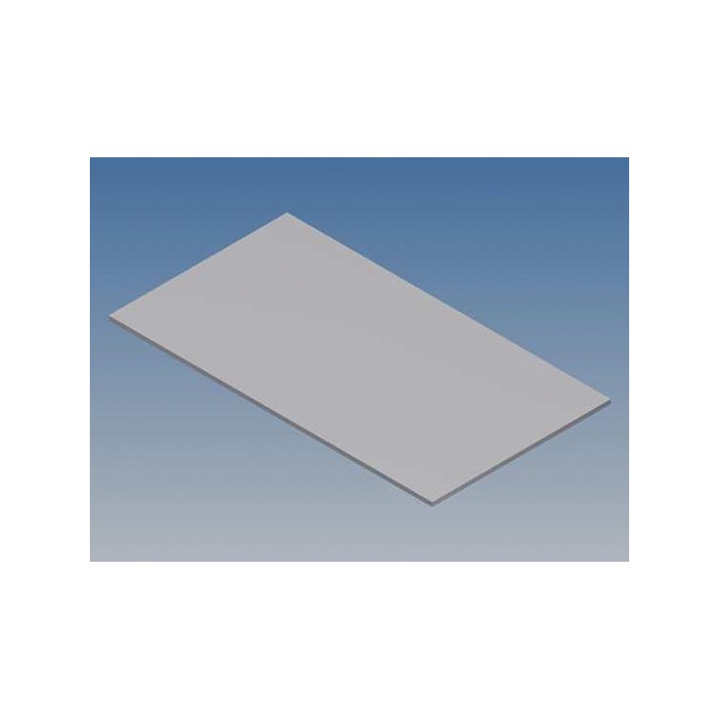 ALUMINIUM PANEEL VOOR 10002 / MC 12 - ZILVER - 77 x 42.5 x 1 mm