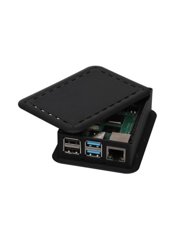 GEHÄUSE FÜR RASPBERRY PI 4 - SCHWARZ