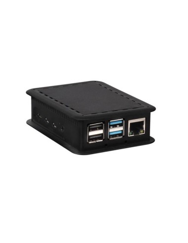 GEHÄUSE FÜR RASPBERRY PI 4 - SCHWARZ