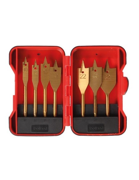 JEU DE MÈCHES PLATES À BOIS - REVÊTEMENT À BOIS - 7 pcs
