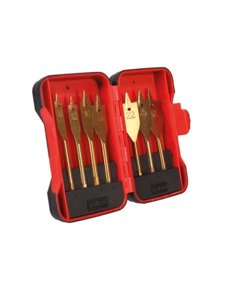 JEU DE MÈCHES PLATES À BOIS - REVÊTEMENT À BOIS - 7 pcs