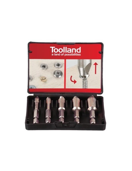 DAMAGE SCREW REMOVER BIT SET - 5 pcs