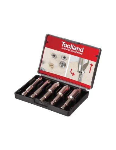 DAMAGE SCREW REMOVER BIT SET - 5 pcs