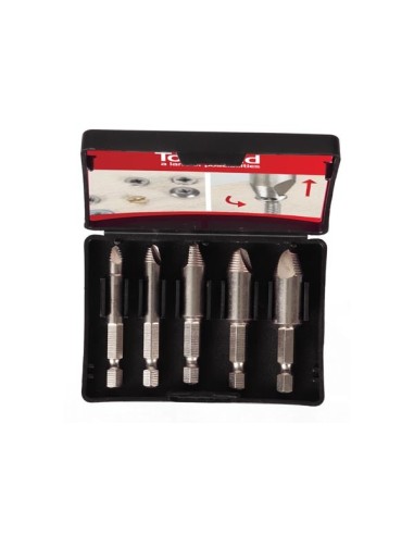 DAMAGE SCREW REMOVER BIT SET - 5 pcs