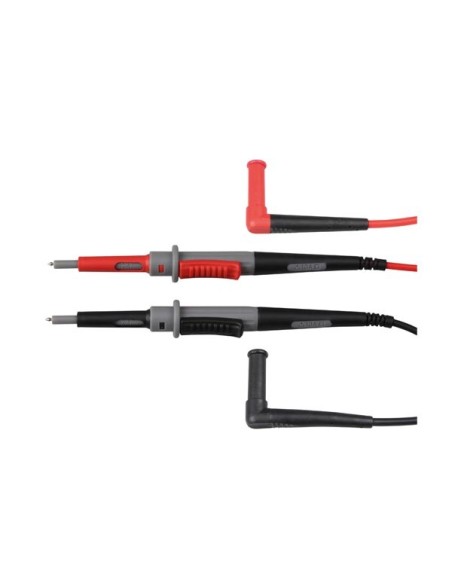 JEU DE CORDONS DE MESURE EN PVC, CAT  IV - 10A - 2mm/4mm - LONGUEUR 100 cm