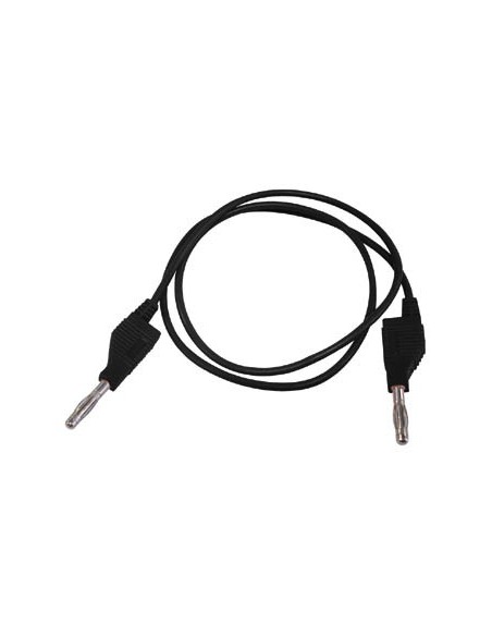 CORDONS DE MESURE (FICHE BANANE 4mm) / NOIR