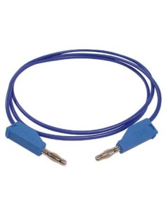 TEST LEADS (MOULDED BANANA PLUG 4mm) / BLUE - 3A-30V