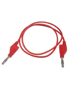 MEETSNOEREN (SPUITGEGOTEN BANAANPLUGGEN 4mm) / ROOD
