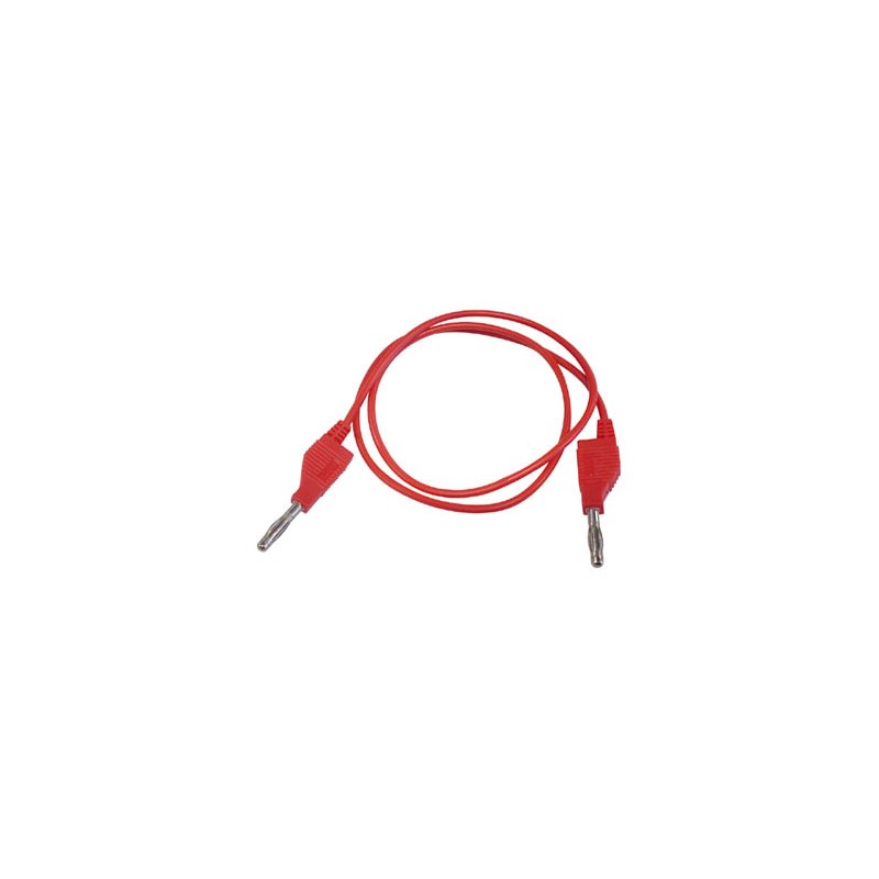 TEST LEADS (MOULDED BANANA PLUG 4mm) / RED
