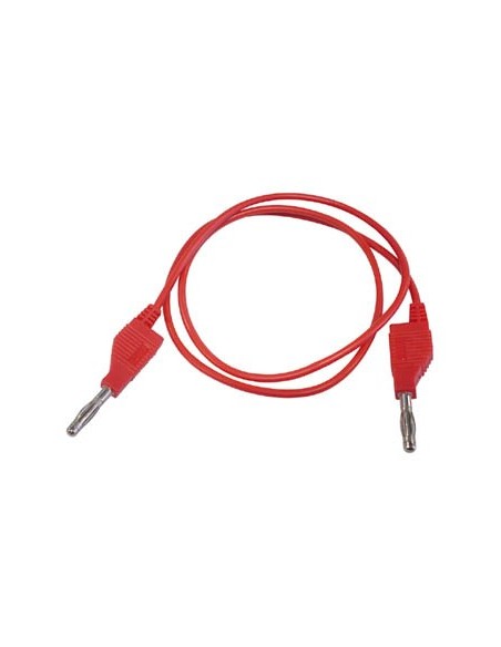 CORDONS DE MESURE (FICHE BANANE 4mm) / ROUGE