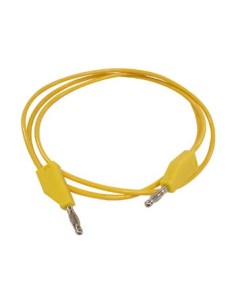 TEST LEADS (MOULDED BANANA PLUG 4mm) / YELLOW