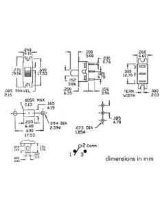 SLIDE SWITCH 1P ON-ON 2