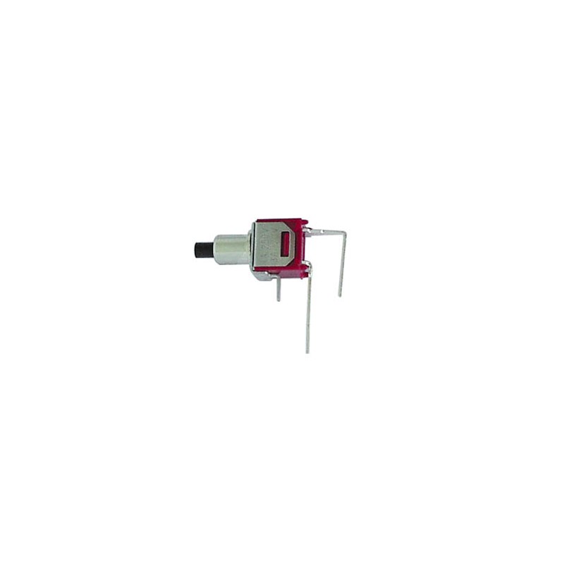 90° VERTICAL SUBMINIATURE PUSH-BUTTON SWITCH - SPST OFF-(ON)