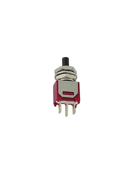 VERTICAL SUBMINIATURE PUSH-BUTTON SWITCH - SPDT ON-(ON)
