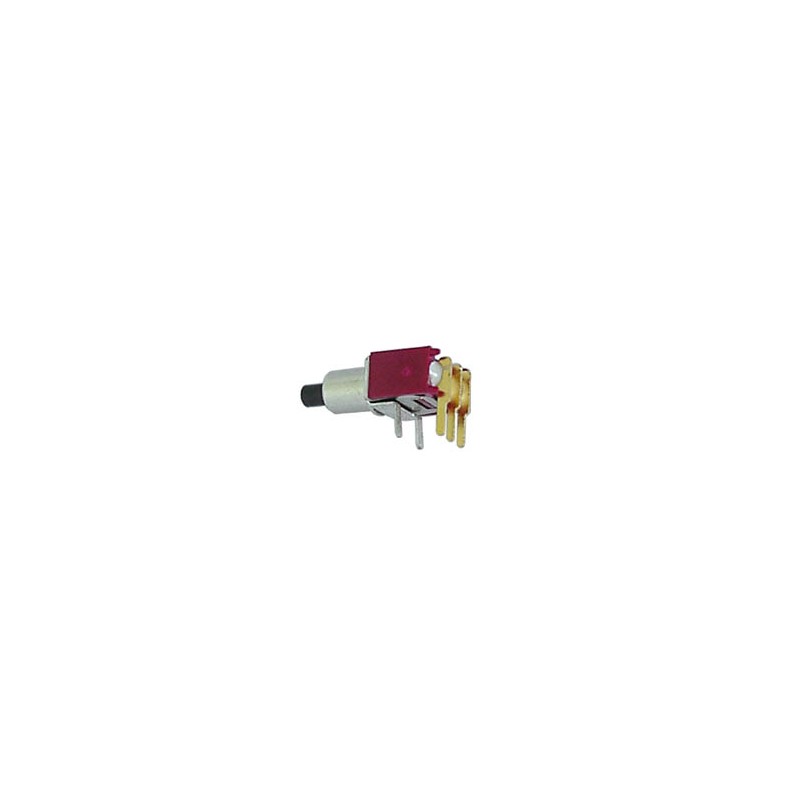90° HORIZONTAL SUBMINIATURE PUSH-BUTTON SWITCH - SPDT ON-(ON)