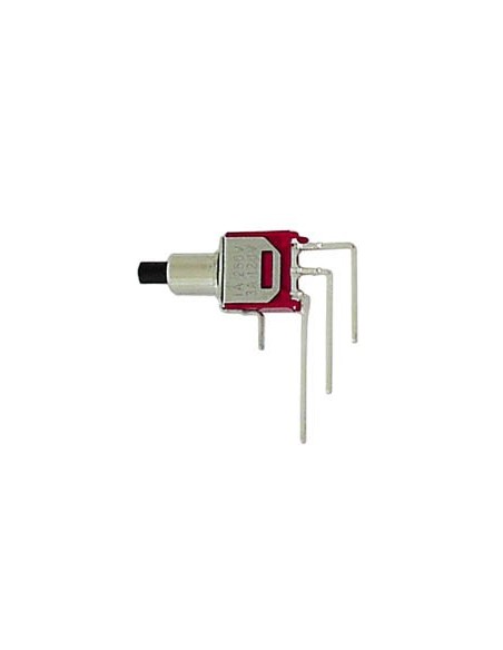 BOUTON-POUSSOIR SUBMINIATURE VERTICAL 90° - SPDT OFF-(ON)