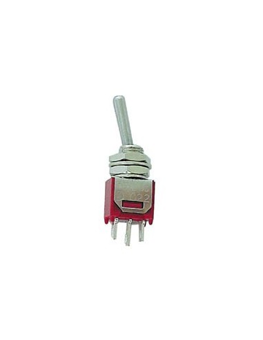 VERTICAL SUBMINIATURE TOGGLE SWITCH SPDT ON-ON