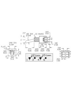 VERTICALE SUBMINIATUUR TUIMELSCHAKELAAR DPDT ON-ON - PCB... 2