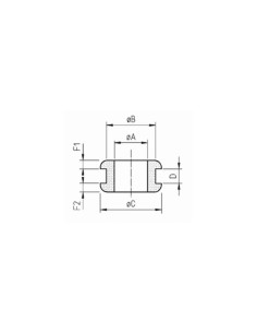 GROMMET FOR CABLE ENTRY 10 mm 2
