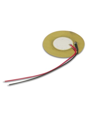 TRANSDUCTOR PIEZO 30Vac 0.5-20Hz 75dB CABLEADO