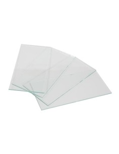 GLASS FOR HELMET - 108 x 50 mm - TRANSPARENT