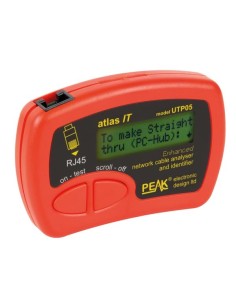 NETWORK CABLE ANALYZER AND IDENTIFIER FOR CAT5, CAT5E,...