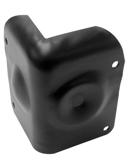 COIN DE PROTECTION POUR ENCEINTES, NOIR MÉTALLIQUE, 50 x 70mm x 90°