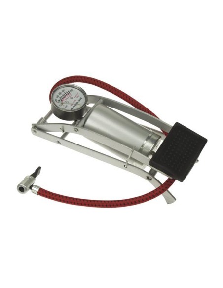FOOT PUMP WITH PRESSURE GAUGE