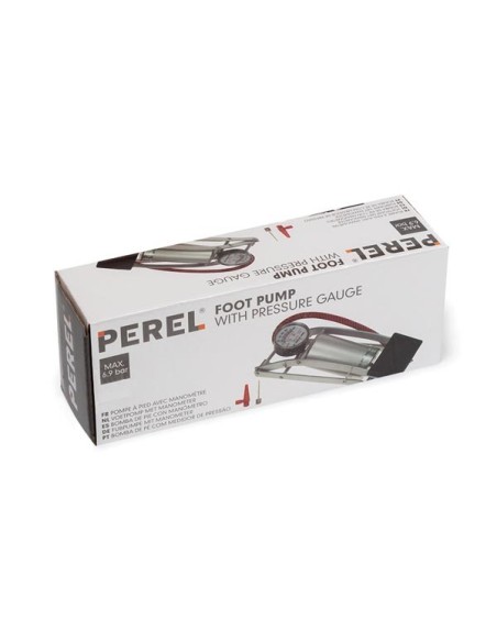 FOOT PUMP WITH PRESSURE GAUGE