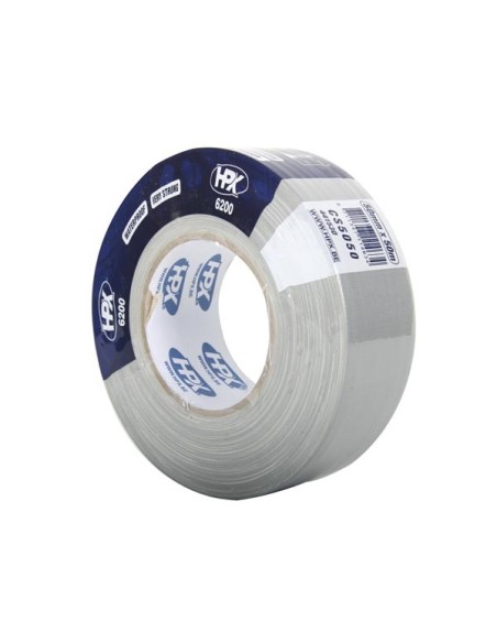 Professionelles gewebe-klebeband 50mm x 50m - silber