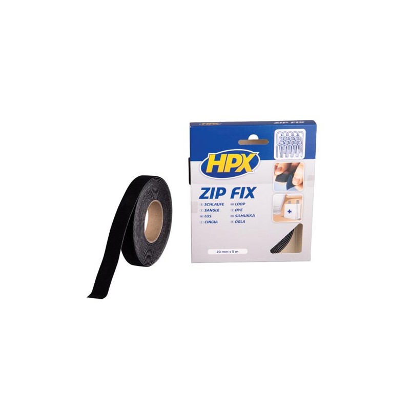Zip fix (loops) - 20mm x 5m